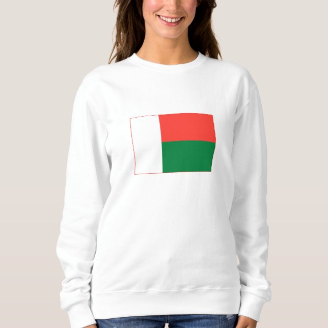 Sweatshirt Drapeau Madagascar (Devant)