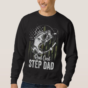 Sweatshirt Drapeau Mens Camo Imprimer Reel Cool Étape Papa Pè