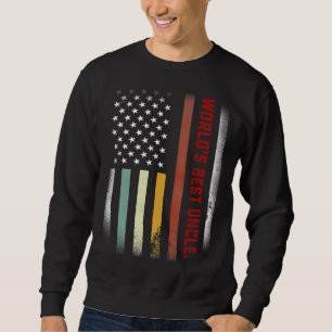 Sweatshirt Drapeau Mens For Uncle World du meilleur oncle jam