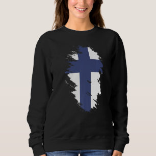 Sweatshirt Drapeau national de la Finlande souvenir pour homm