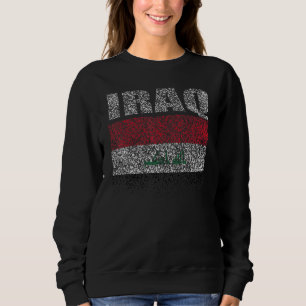 Sweatshirt Drapeau national de l'Irak souvenir pour hommes fe