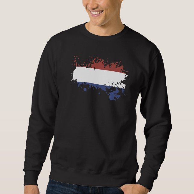 Sweatshirt Drapeau national de Pays-Bas souvenir pour les fem (Devant)
