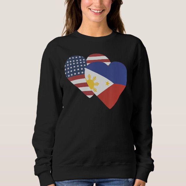 Sweatshirt Drapeau national des Philippines souvenir pour hom (Devant)