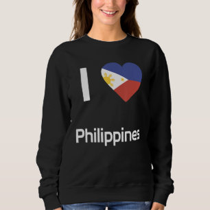 Sweatshirt Drapeau national des Philippines souvenir pour hom