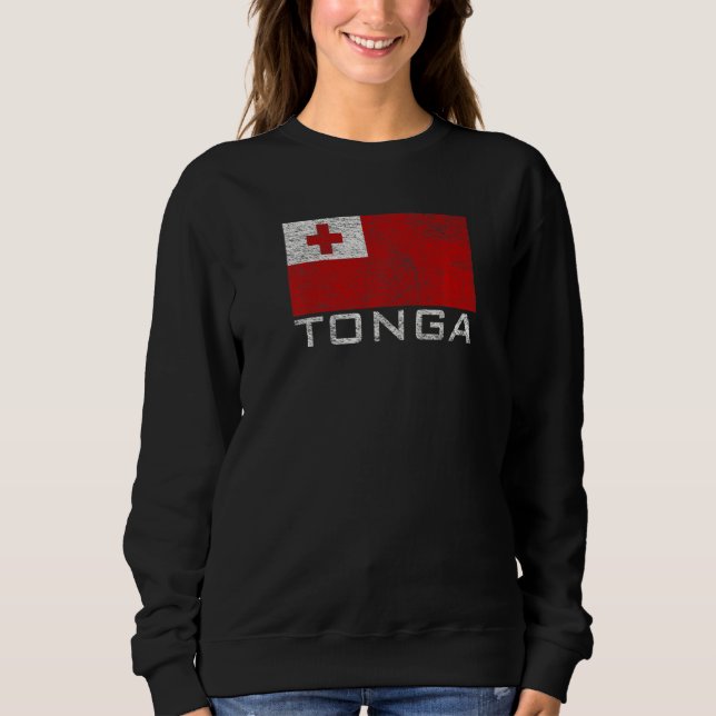 Sweatshirt Drapeau National Des Tonga (Devant)