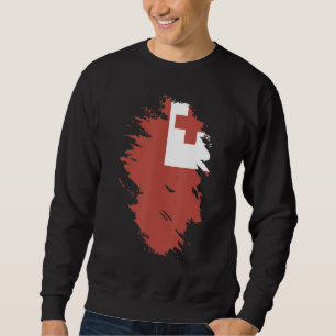 Sweatshirt Drapeau national des Tonga souvenir pour hommes fe