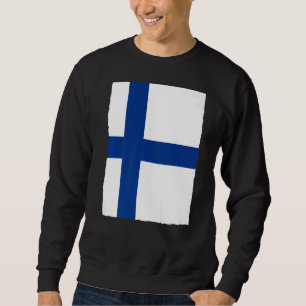 Sweatshirt Drapeau National Finlandais De Finlande
