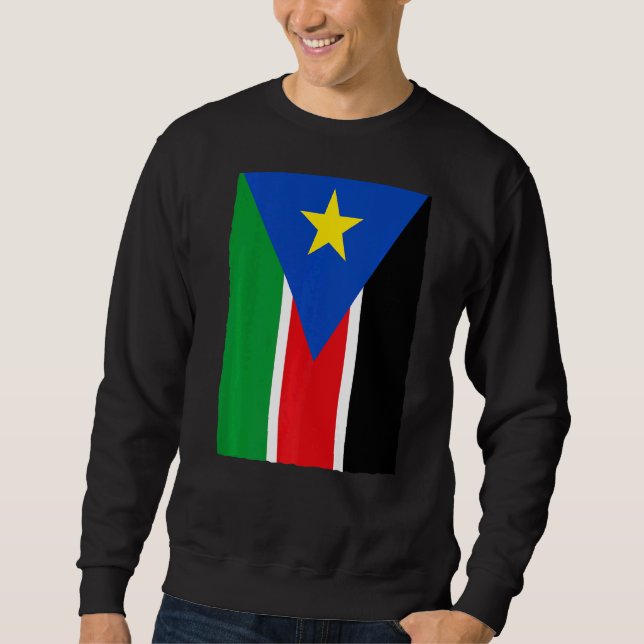 Sweatshirt Drapeau national Vintage Sud Soudan (Devant)