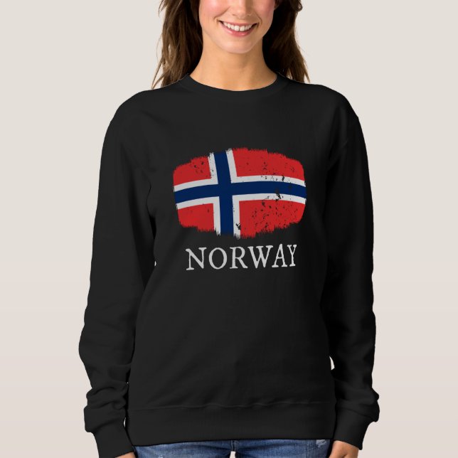 Sweatshirt Drapeau norvégien (Devant)