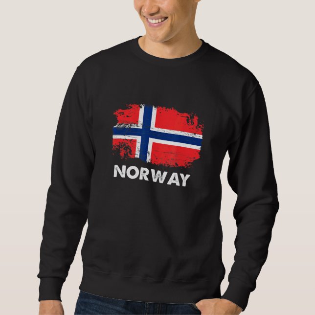 Sweatshirt Drapeau norvégien (Devant)