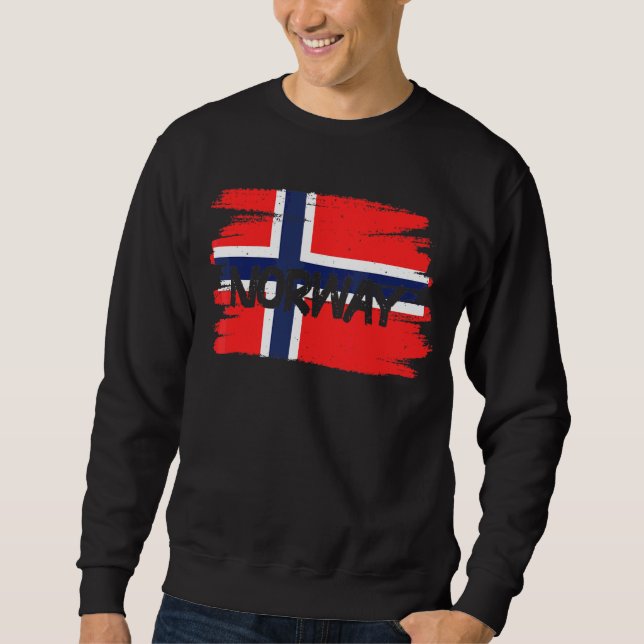 Sweatshirt Drapeau norvégien (Devant)