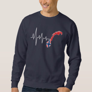 Sweatshirt Drapeau norvégien Drapeau norvégien Norge
