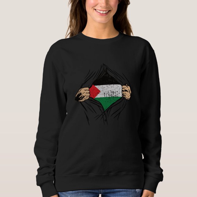 Sweatshirt Drapeau palestinien (Devant)