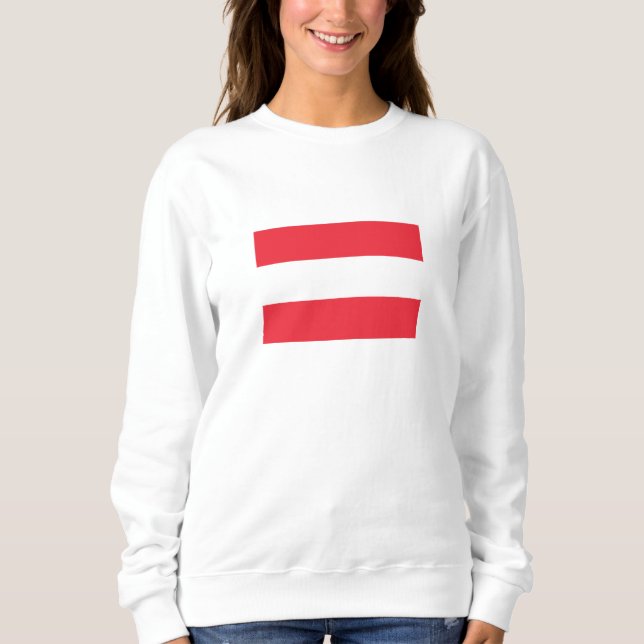 Sweatshirt Drapeau patriotique autrichien (Devant)