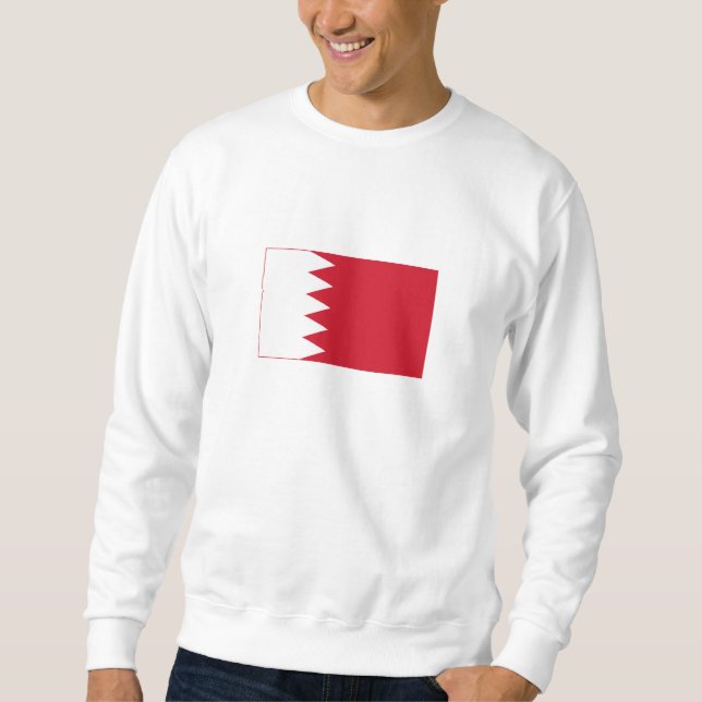 Sweatshirt Drapeau patriotique de Bahreïn (Devant)