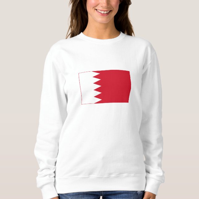 Sweatshirt Drapeau patriotique de Bahreïn (Devant)