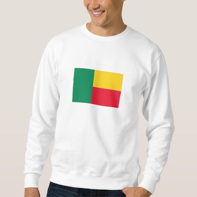 Sweatshirt Drapeau patriotique du Bénin (Devant)