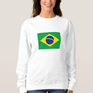 Sweatshirt Drapeau patriotique du Brésil