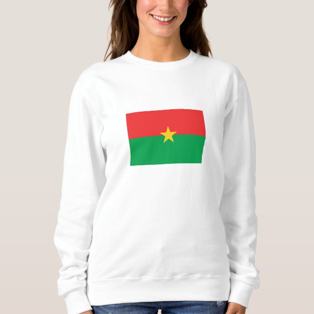 Sweatshirt Drapeau patriotique du Burkina Faso (Devant)
