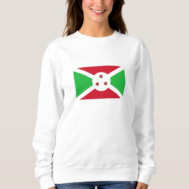 Sweatshirt Drapeau patriotique du Burundi (Devant)