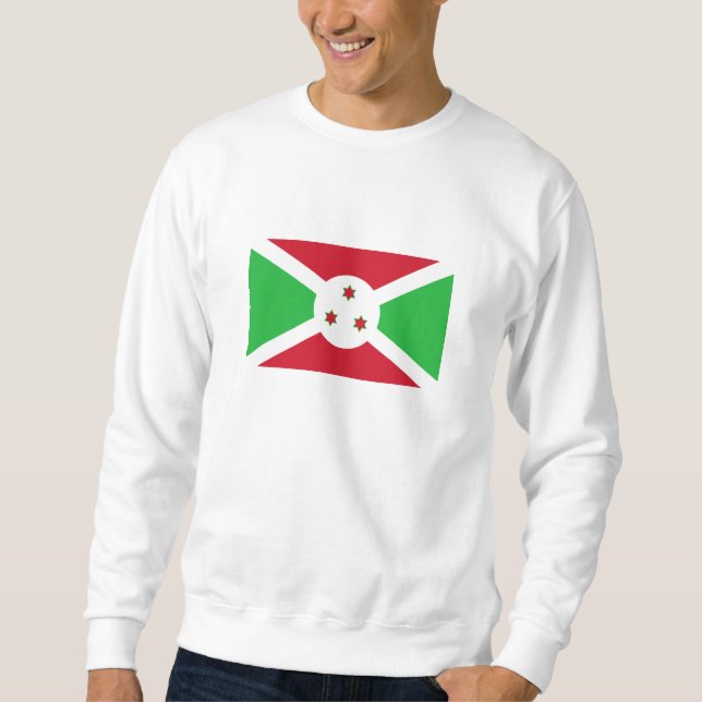 Sweatshirt Drapeau patriotique du Burundi (Devant)