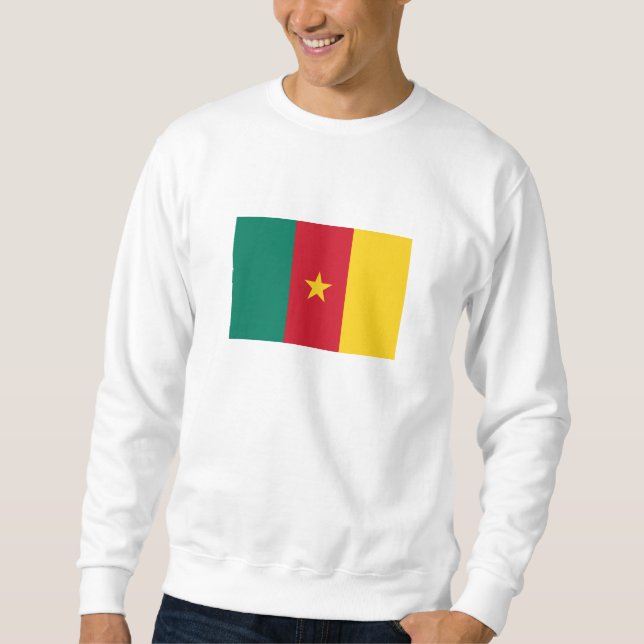 Sweatshirt Drapeau patriotique du Cameroun (Devant)