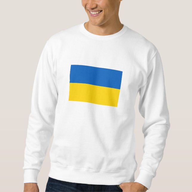 Sweatshirt Drapeau patriotique ukrainien (Devant)