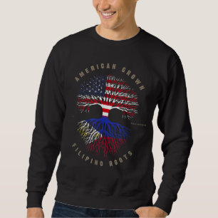 Sweatshirt Drapeau philippin américain des Philippines