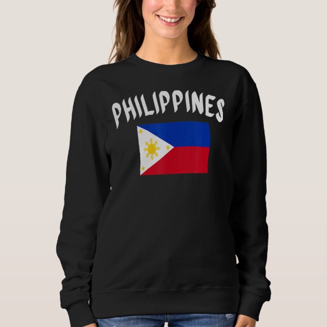 Sweatshirt Drapeau philippin Pinoy (Devant)