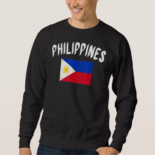 Sweatshirt Drapeau philippin Pinoy (Devant)