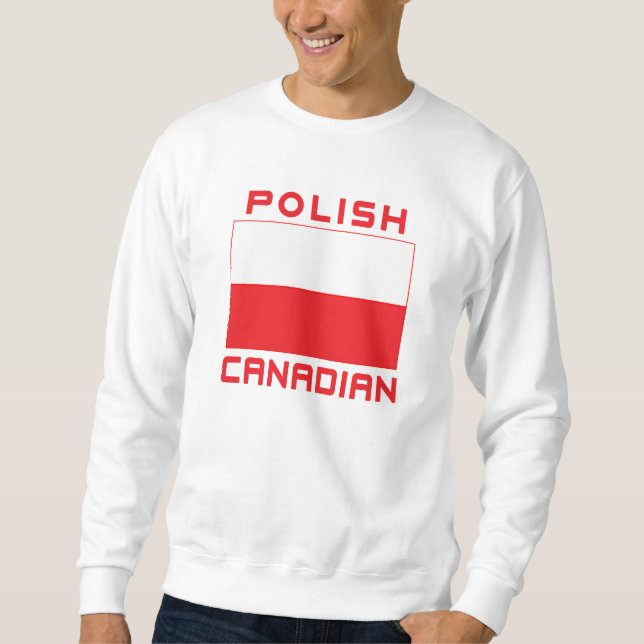 Sweatshirt Drapeau polonais (Devant)