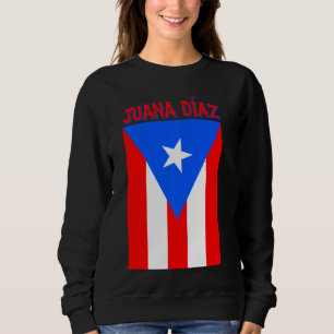 Sweatshirt Drapeau porto-ricain Juana Diaz Porto Rico