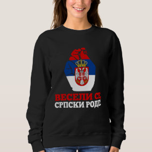 Sweatshirt Drapeau serbe Serbie Srbin Srbija