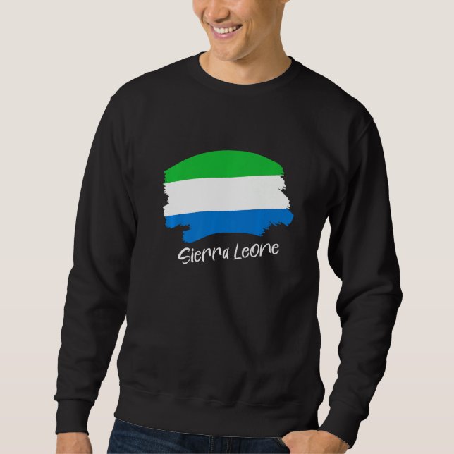Sweatshirt Drapeau sierra-léonais Sierra Leone   (Devant)