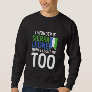 Sweatshirt Drapeau Sierra Leone