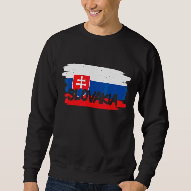 Sweatshirt Drapeau Slovaquie (Devant)