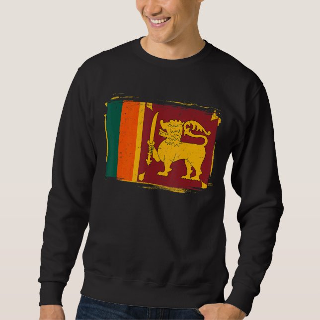 Sweatshirt Drapeau Sri Lanka Femmes Hommes Enfants (Devant)