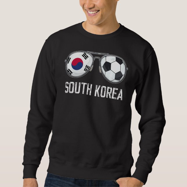 Sweatshirt Drapeau sud-coréen & Football Sunglass Sud-coréen (Devant)