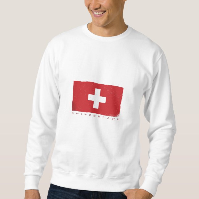 Sweatshirt Drapeau Suisse (Devant)