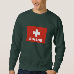 Sweatshirt Drapeau Suisse