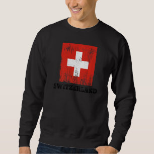 Sweatshirt Drapeau suisse Fierté Drapeau suisse