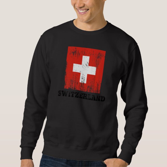 Sweatshirt Drapeau suisse Fierté Drapeau suisse (Devant)