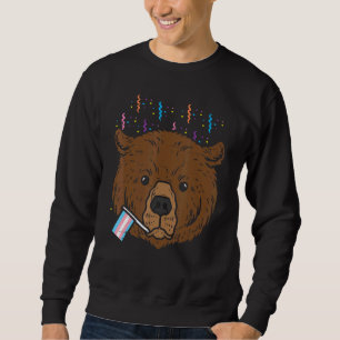 Sweatshirt Drapeau transgenre Porte Trans Pride Transsexuel L