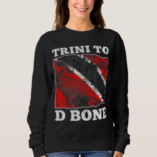 Sweatshirt Drapeau Trinité-et-Tobago Trini À D Bone