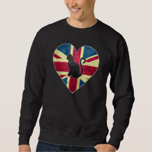 Sweatshirt Drapeau Union Jack Angleterre Royaume-Uni Hea