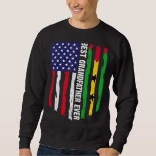 Sweatshirt Drapeau Usa & Drapeau Sao Tomé Et Principe Meilleu