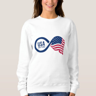 Sweatshirt Drapeau USA Infini