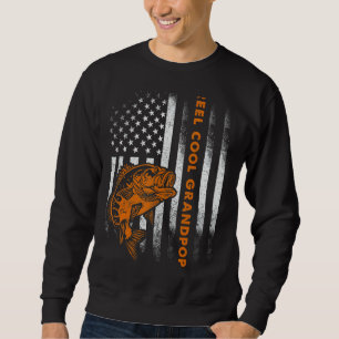 Sweatshirt Drapeau Vintage Drapeau américain Cool Grandpop Gr