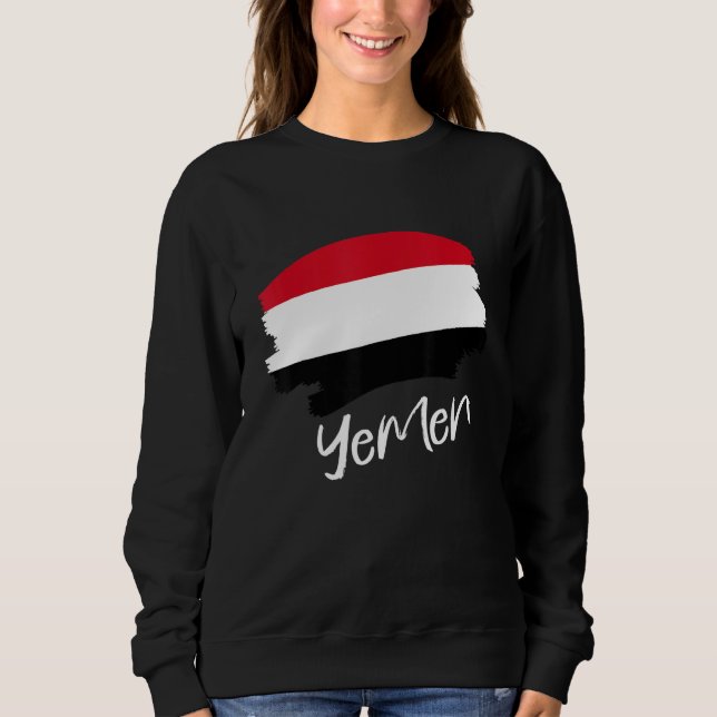 Sweatshirt Drapeau yéménite Yémen 1 (Devant)