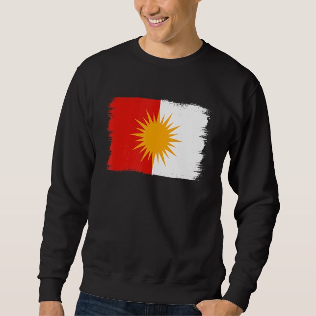Sweatshirt Drapeau Yezidi Ezidi (Devant)
